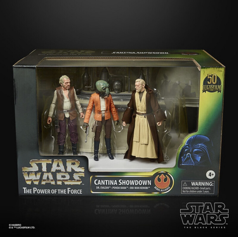 Star Wars The 6” Black Series - Cantina Showdown (3-pack) 50th Anniversary Lucasfilm