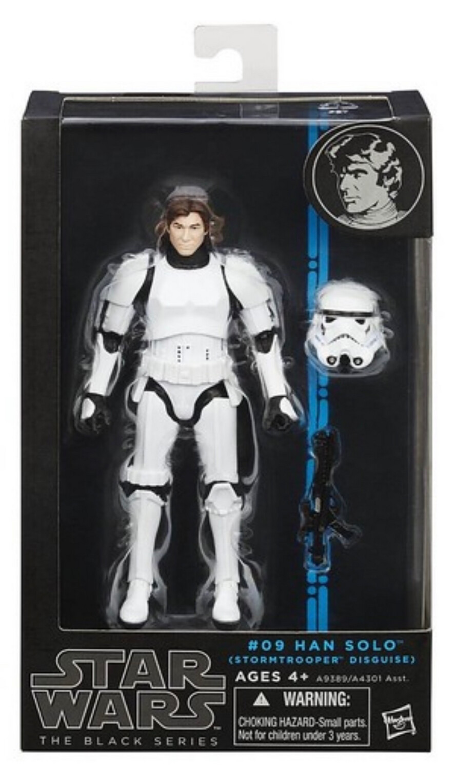 Star Wars The 6” Black Series #09 Han Solo (Stormtrooper Disguise) Blue Line