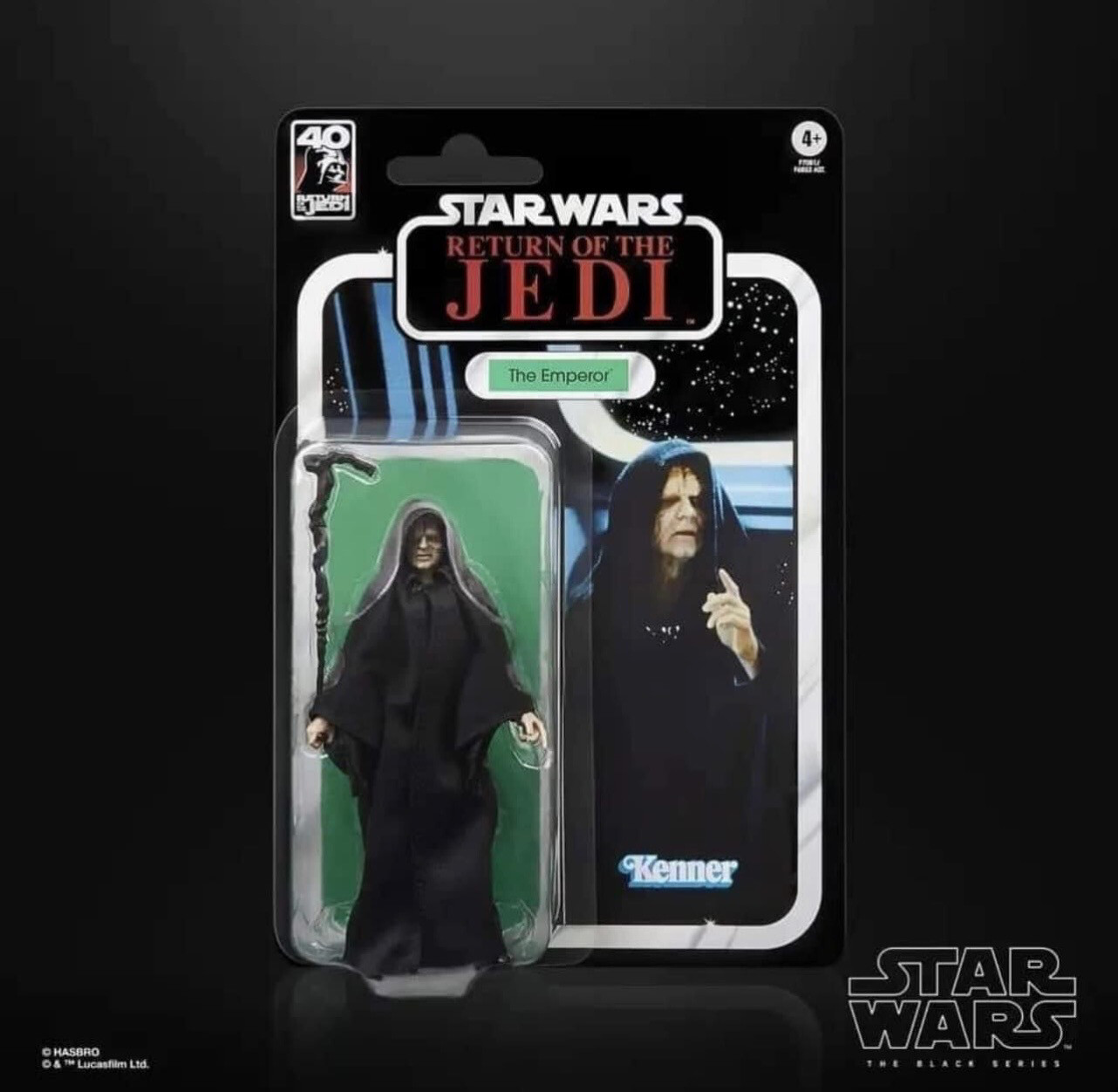 Star Wars The 6” Black Series 40th Anniversary ROTJ - Emperor Palpatine