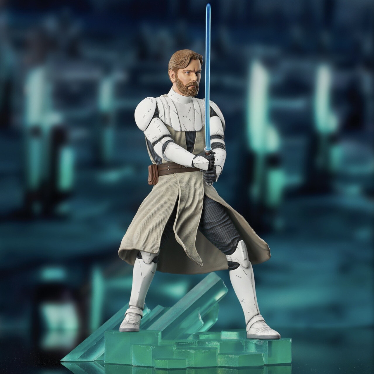 Star Wars Gentle Giant Premier Collection The Clone Wars - Obi-Wan Kenobi 27 Cm