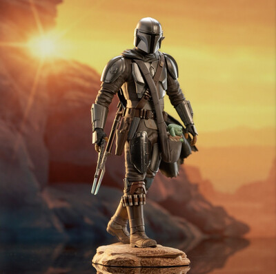 Star Wars Gentle Giant Premier Collection The Mandalorian & The Child 1/7 Scale