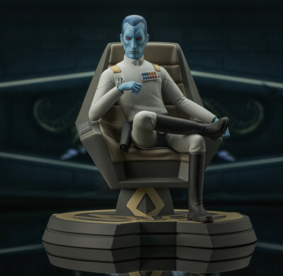 Star Wars: Rebels Gentle Giant Premier Collection - Thrawn On Throne 1/7 Scale 23 cm