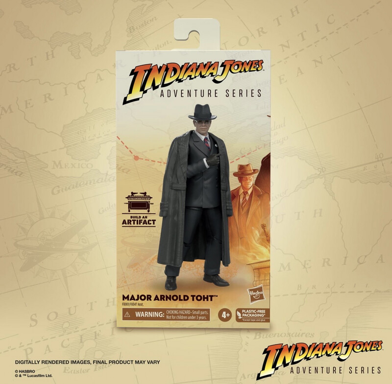 Indiana Jones Adventure Series Major Arnold Toht (Raiders of the Lost Ark) Wave I BAA ARK OF THE COVENANT