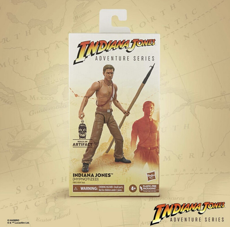 Indiana Jones Adventure Series Indiana Jones Hypnotized (Temple of Doom) Wave II BAA SKULL TEMPLE