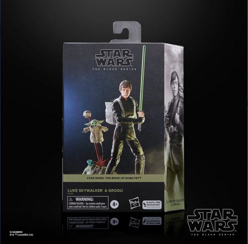 Star Wars The 6” Black Series #03 Luke Skywalker & Grogu (The Book of Boba Fett)