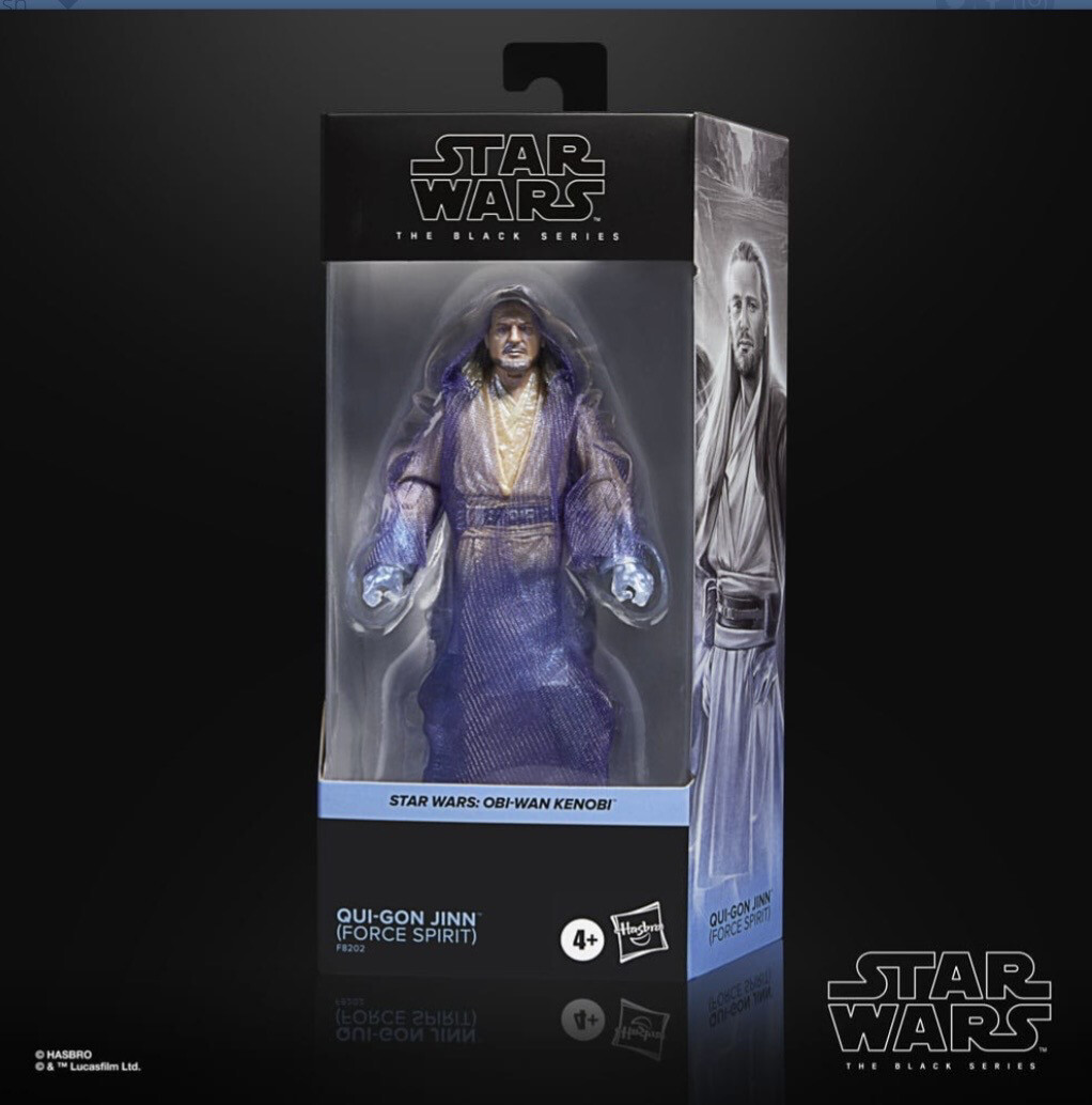 Star Wars The 6” Black Series #16 Qui-Gon Jinn Force Spirit (Obi-Wan Kenobi)