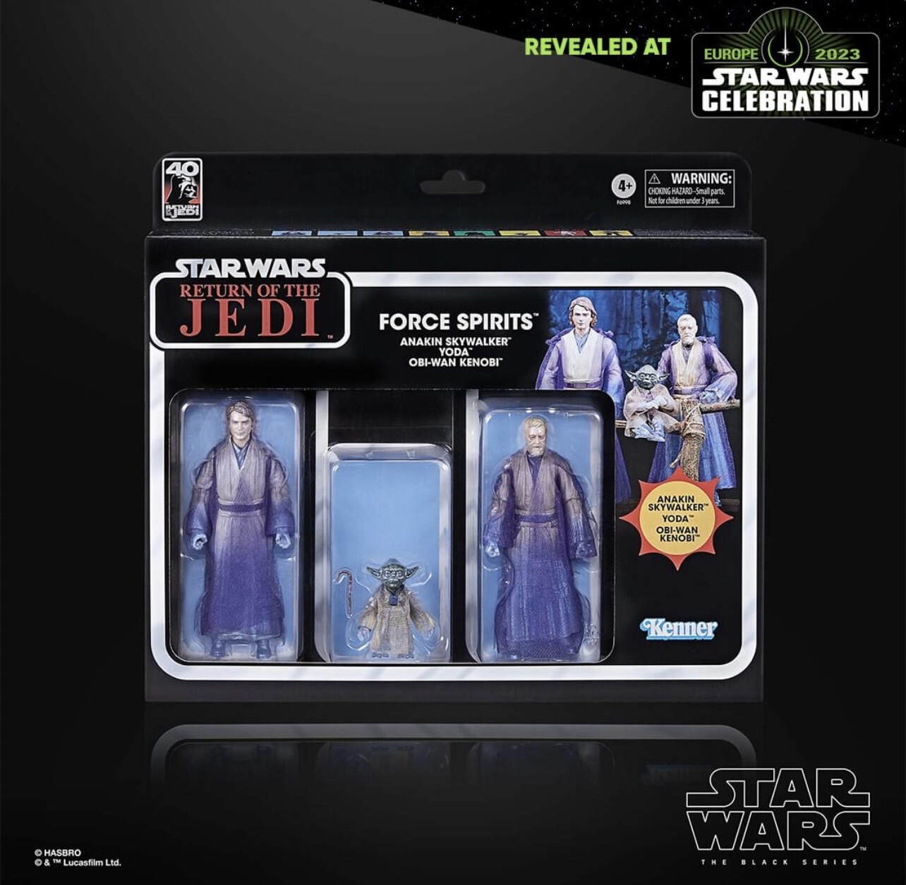 Star Wars The 6” Black Series 3 Pack Force Spirits