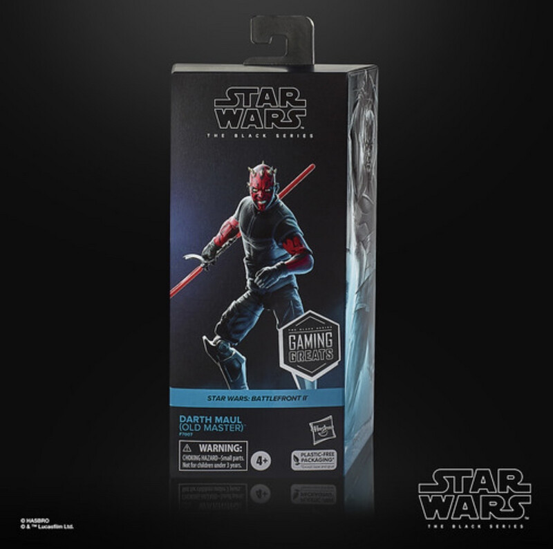 Star Wars The 6” Black Series #23 Darth Maul Old Master (Gaming Greats)