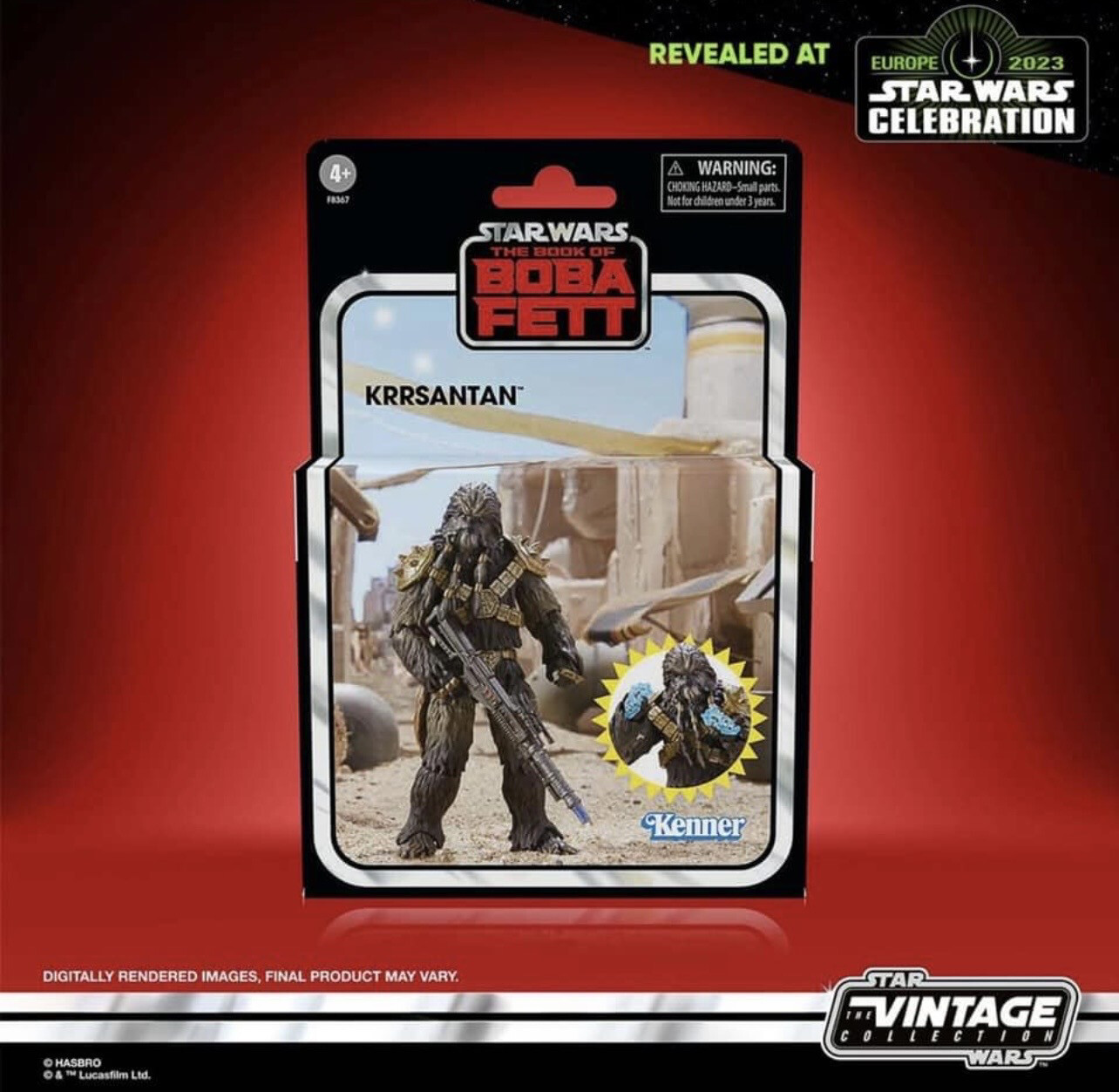 Star Wars The 3’75” Vintage Collection Deluxe Krrsantan (The Book of Boba Fett)
