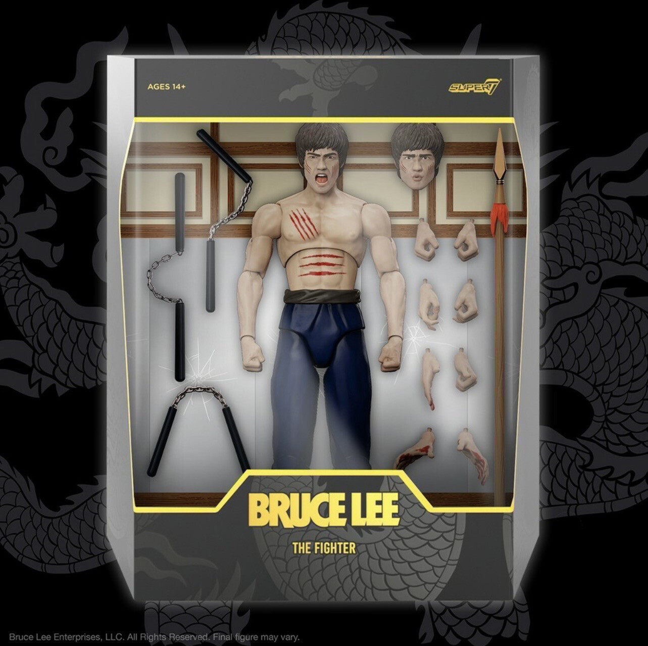 Bruce Lee Ultimates - Super7 - The Fighter (21 cm) Bruce Lee Ultimates - Super7 - The Fighter (21 cm)