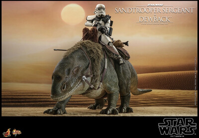 PRE ORDER Star Wars Hot Toys Sandtrooper Sergeant & Dewback