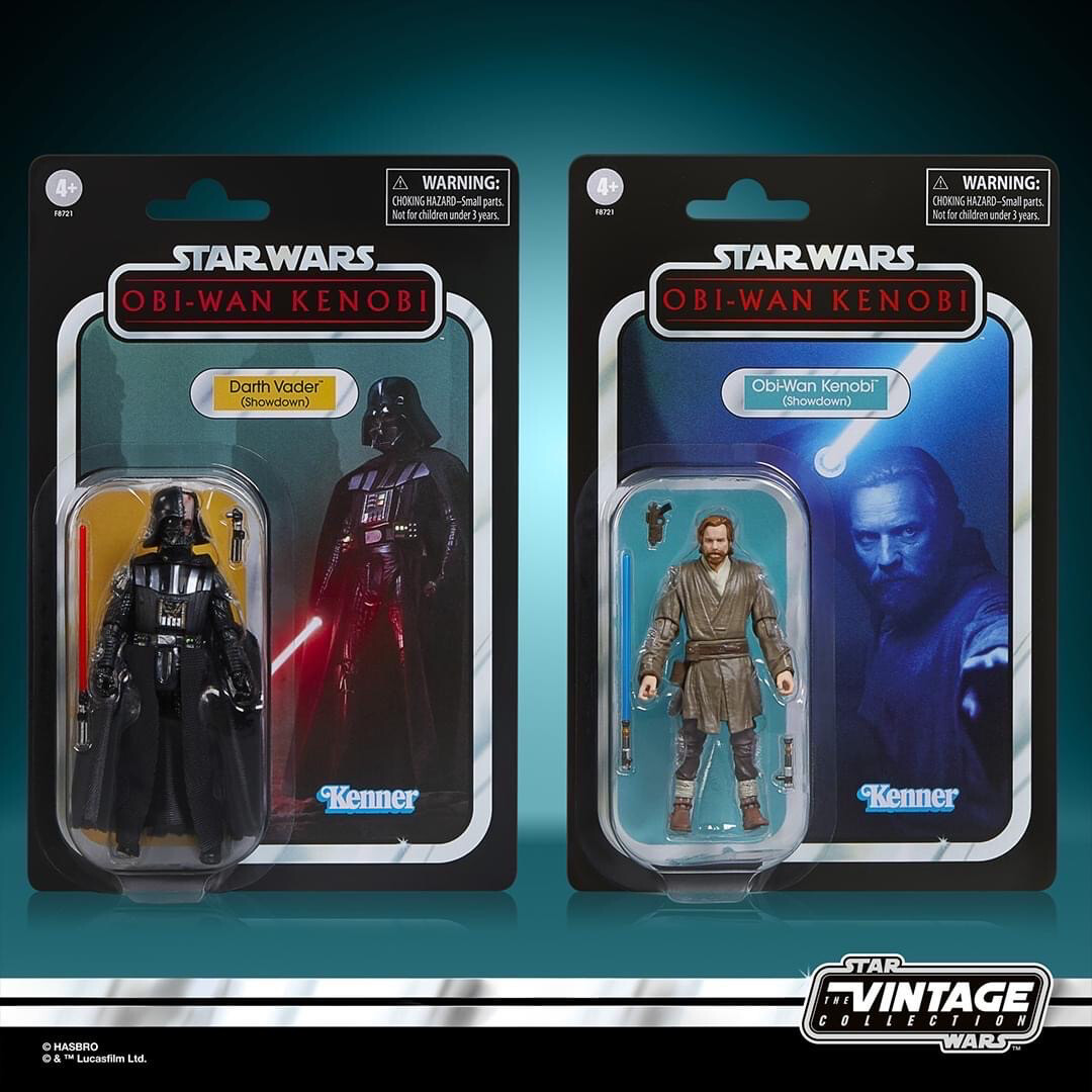 Star Wars The 3’75” Vintage Collection - Darth Vader & Obi-Wan Kenobi 2-pack (Showdown - Obi-Wan Kenobi) Star Wars The 3’75” Vintage Collection - Darth Vader & Obi-Wan Kenobi 2-pack (Showdown - Obi-Wan Kenobi)