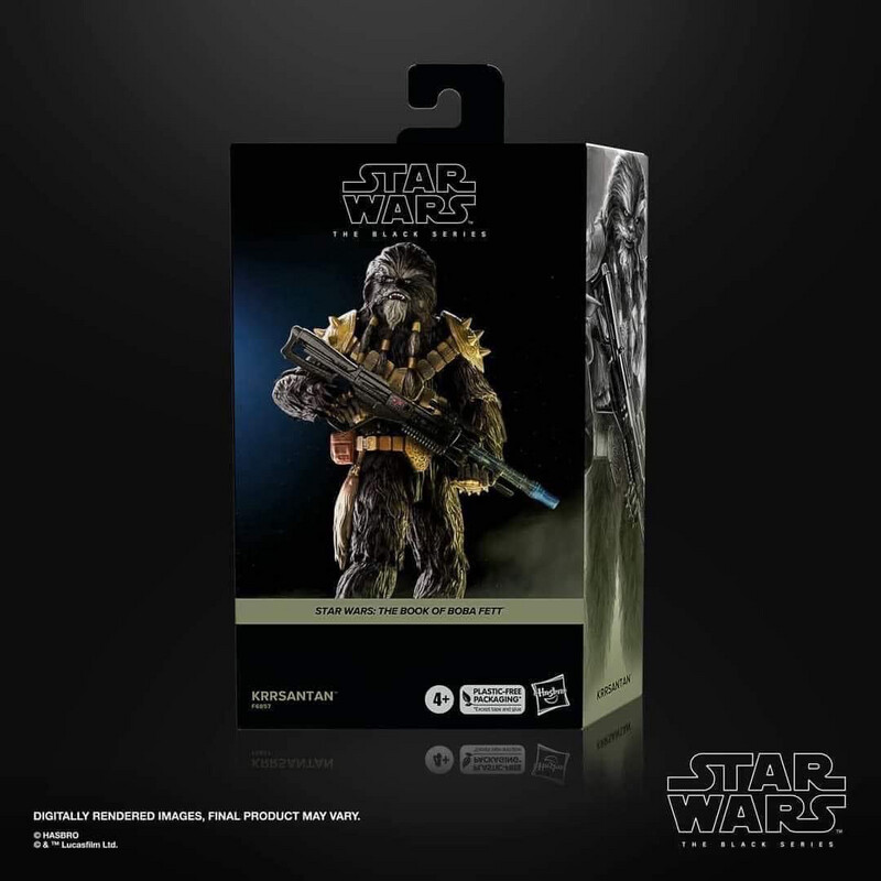 Star Wars The 6” Black Series #04 Krrsantan (The Book Of Boba Fett)