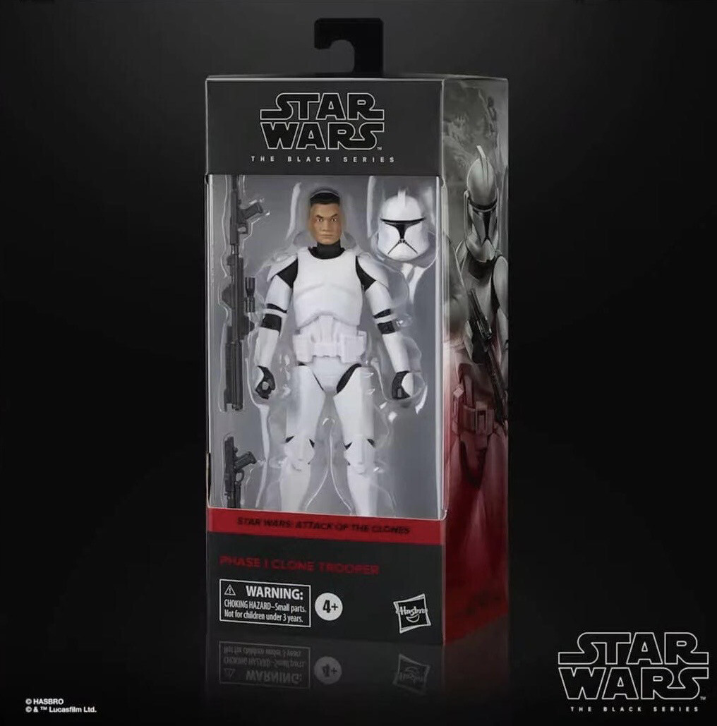 Star Wars The 6” Black Series #05 Phase I Clone Trooper (Attack Of The Clones)