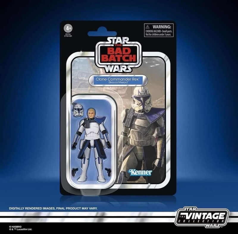 Star Wars The 3’75” Vintage Collection #317 Clone Captain Rex (The Bad Batch)