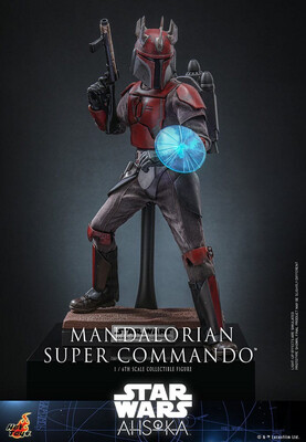 PRE ORDER PREPAYMENT €50,00 Star Wars Hot Toys Mandalorian Super Commando 1/6 Scale 30 cm (Ahsoka Series)