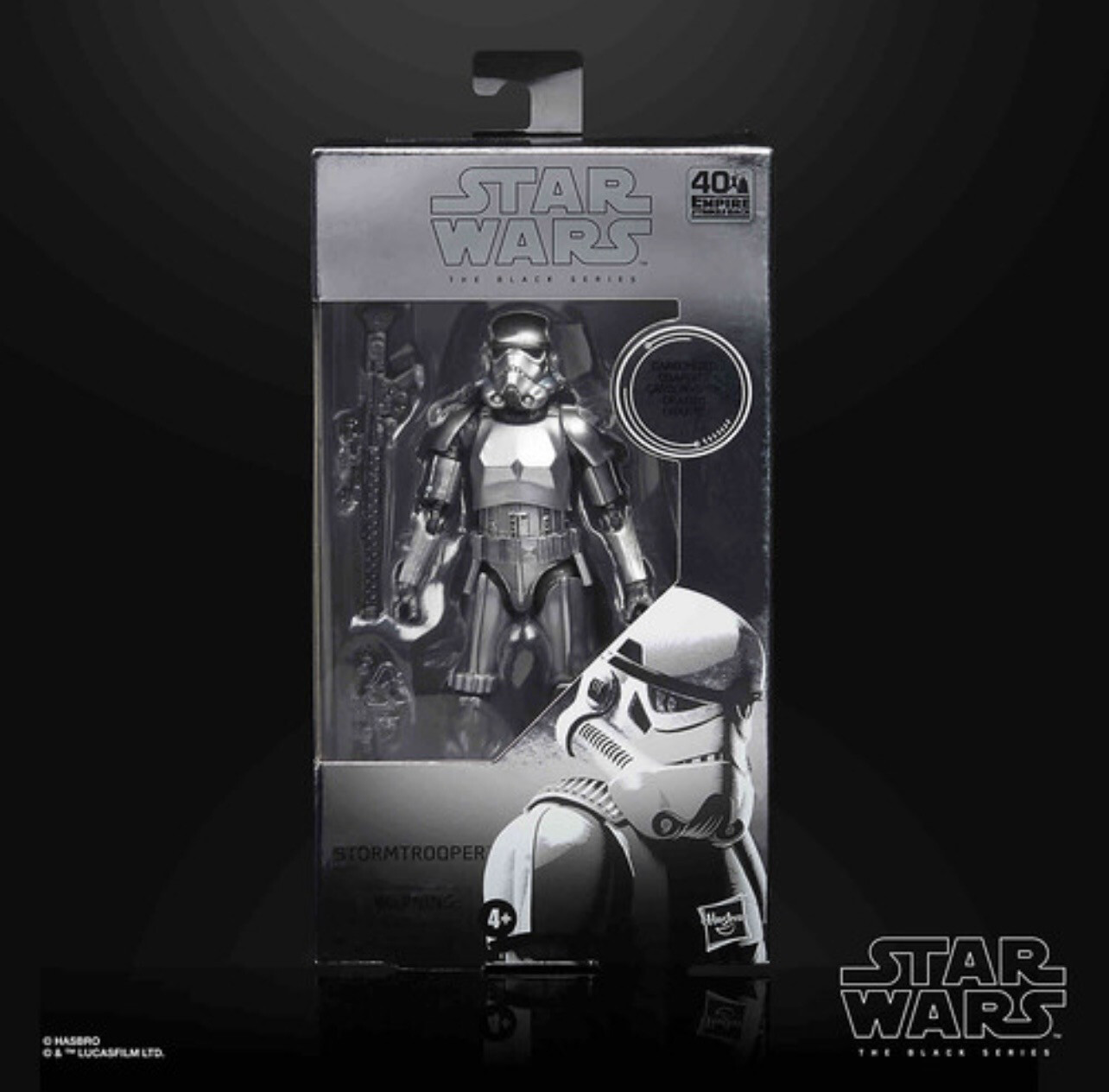 Star Wars The 6” Black Series Carbonized Stormtrooper (40th Anniversary ESB)