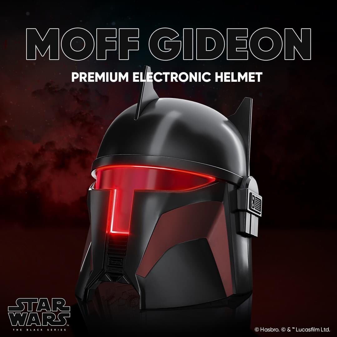 Star Wars The Black Series Premium Electronic Helmets Moff Gideon (The Mandalorian)