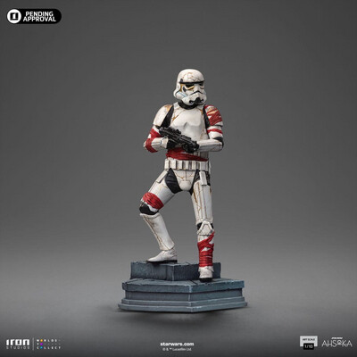 PRE ORDER PREPAYMENT €25,00 Star Wars Iron Studios Art Scale Statue 1/10 Night Trooper (Ahsoka)