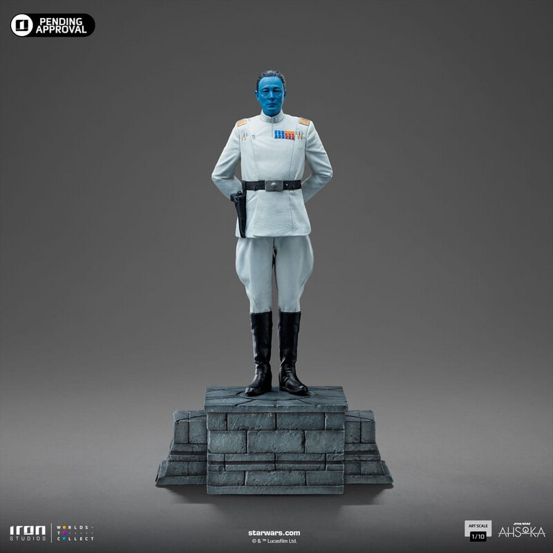 PRE ORDER PREPAYMENT €25,00 Star Wars Iron Studios Art Scale Statue 1/10 Grand Admiral Thrawn (Ahsoka)