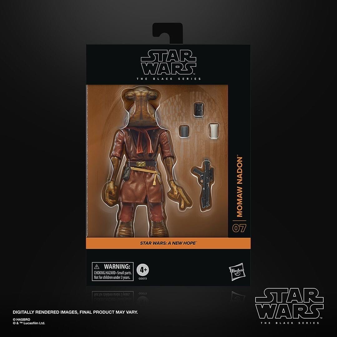 Star Wars The 6”Black Series #07 Momaw Nadon (A New Hope) 15 Cm