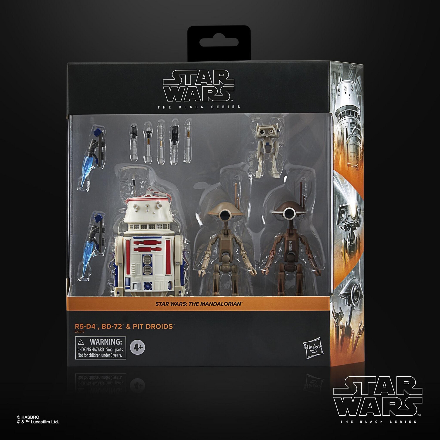 Star Wars The 6” Black Series 3-pack R5-D4 BD-72 & Pit Droids