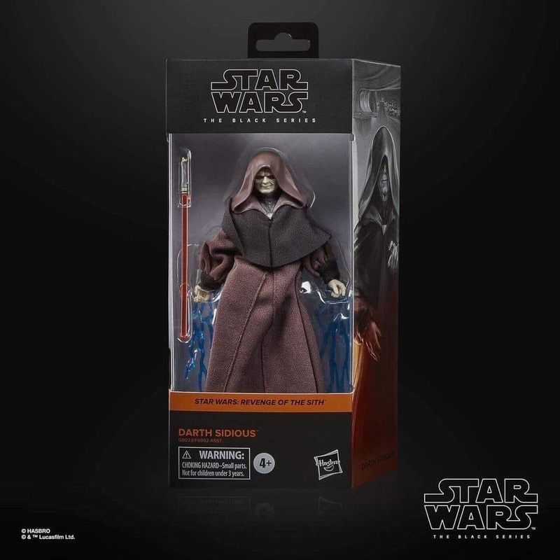 Star Wars The 6” Black Series #01 Darth Sidious (Revenge of the Sith)