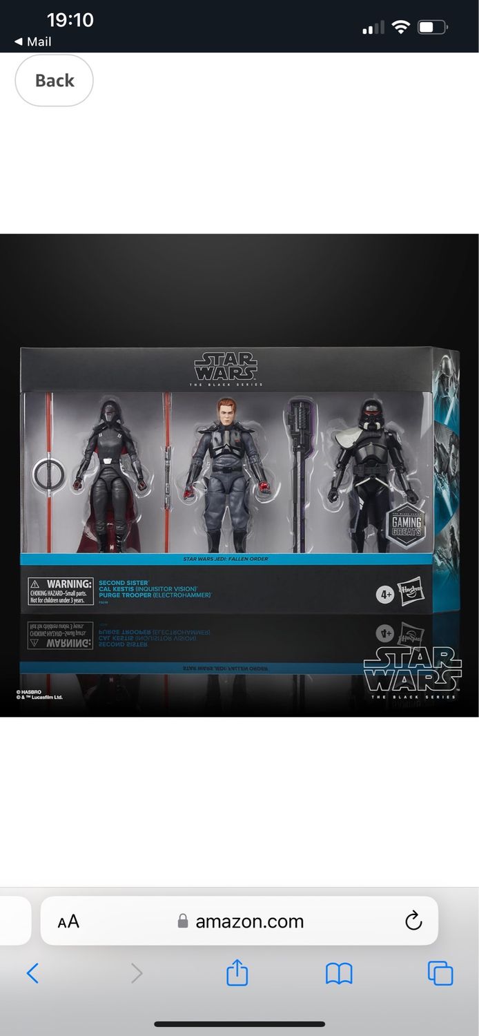 Star Wars The 6” Black Series 3-pack Gaming Greats Jedi: Fallen Order