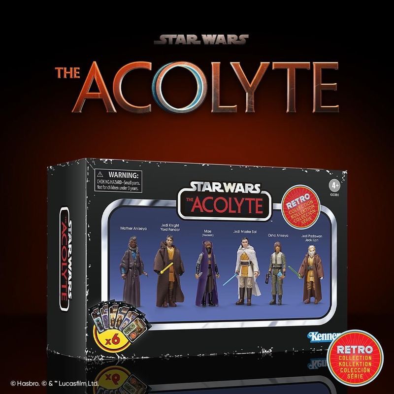 Star Wars The 3’75” Retro Collection The Acolyte (6-pack)