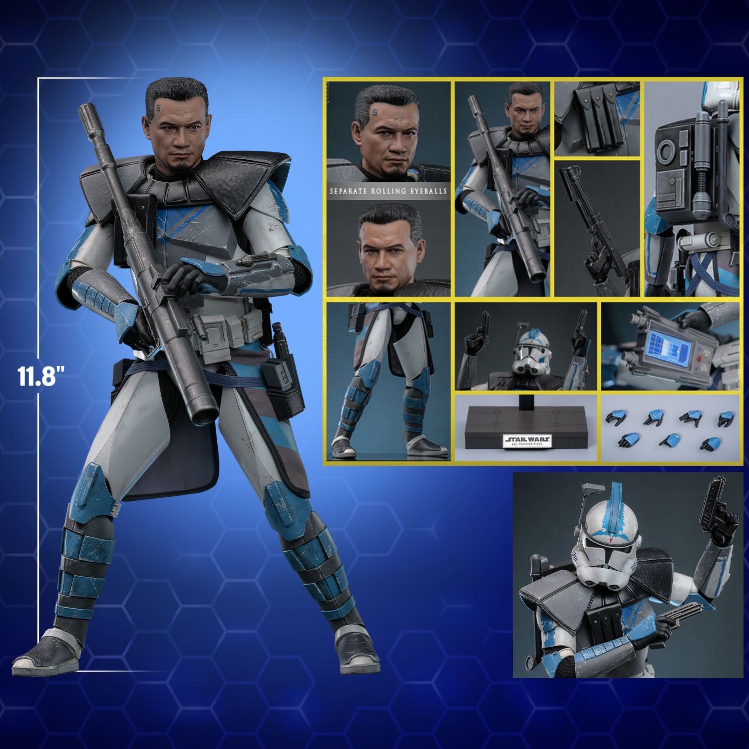 PRE ORDER PREPAYMENT €50,00 Star Wars Hot Toys ARC Trooper Fives (The Clone Wars) 1/6 Scale 30cm