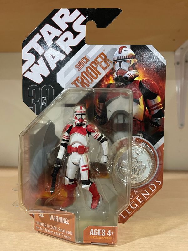 Star Wars The 30th Anniversary Saga Legends Shocktrooper