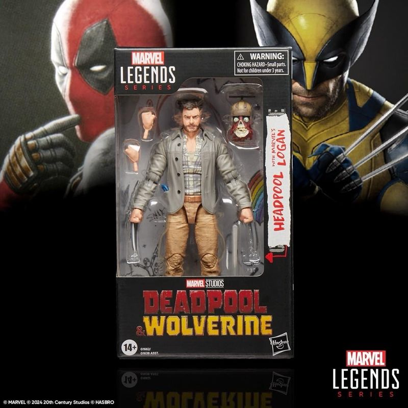 Marvel Legends Series Headpool Featuring Marvel’s Logan (Deadpool & Wolverine)
