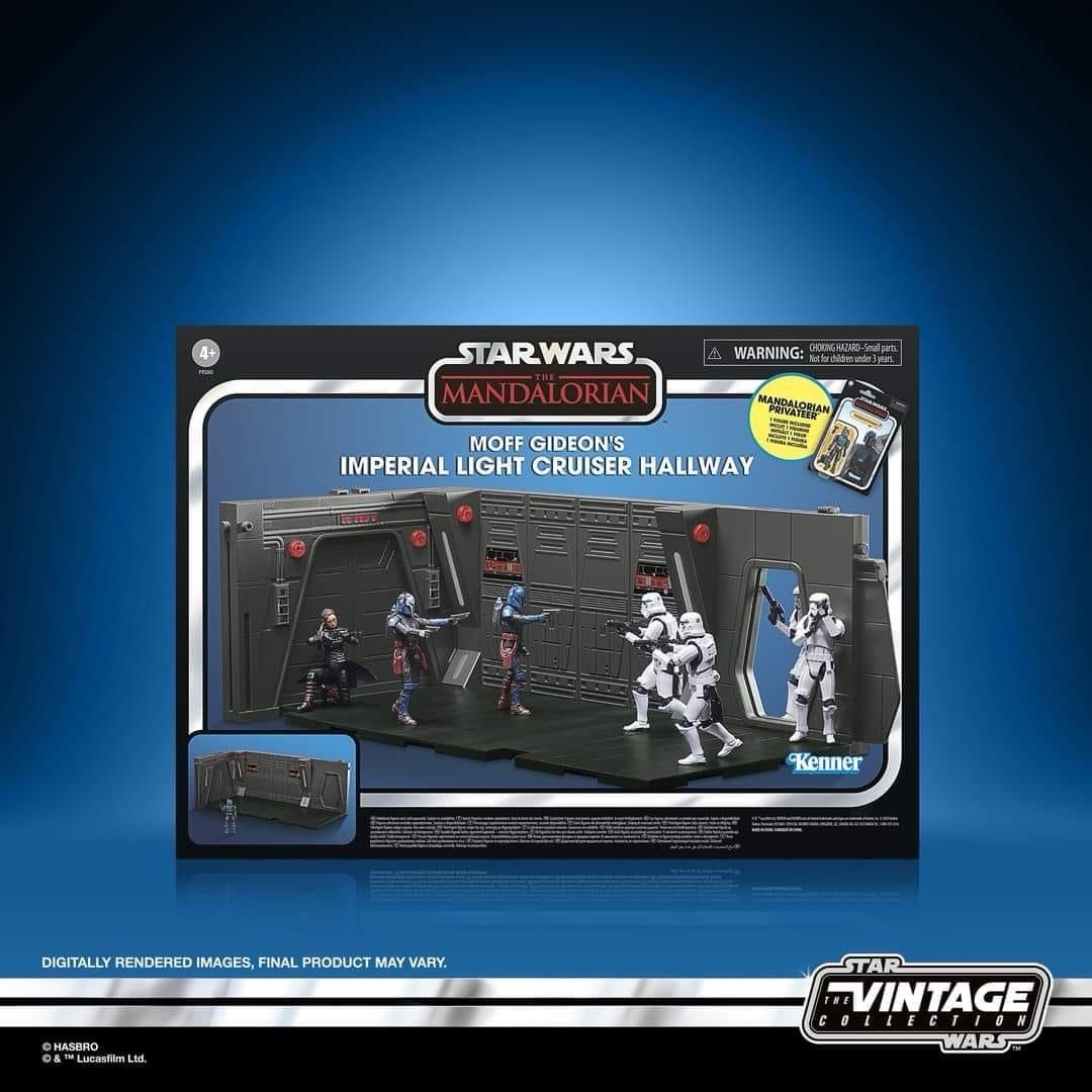 Star Wars The 3’75” Vintage Collection Moff Gideon’s Imperial Light Cruiser Hallway (The Mandalorian)
