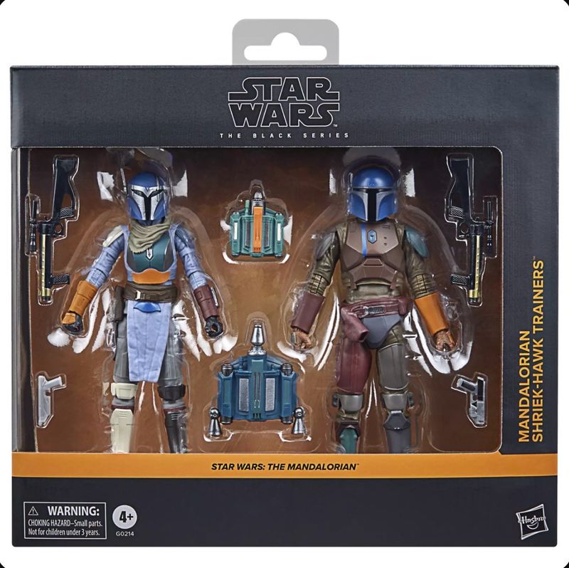 Star Wars The 6” Black Series Mandalorian Shriek Hawk Trainers 2-pack