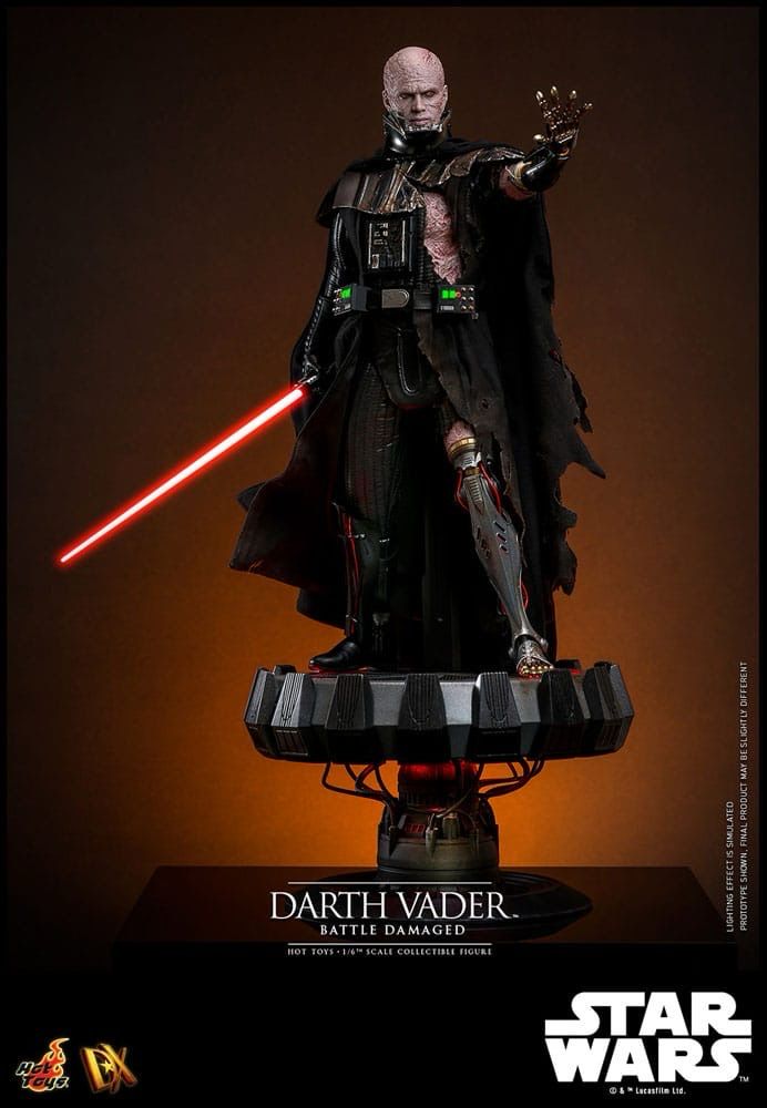 Star Wars Hot Toys DX44 Darth Vader Battle Damaged 1/6 scale (Obi
