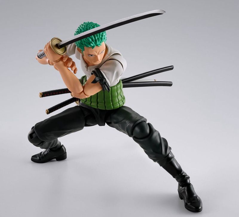 PRE ORDER PREPAYMENT €7,50 S.H.Figuarts One Piece Roronoa Zoro Romance Dawn Ver. 15cm