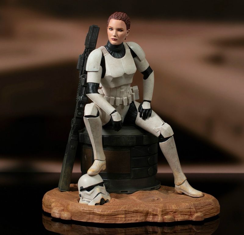 PRE ORDER PREPAYMENT €35,00 Star Wars Gentle Giant Ltd Jes Gistang Premier Collection 1/7 scale 21cm