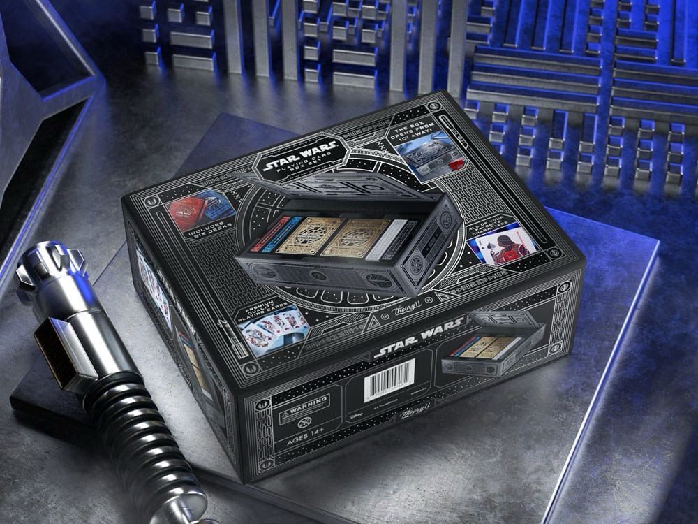 PRE ORDER PREPAYMENT €10,00 Star Wars Playing Cards The Force Box Set (6 Decks)