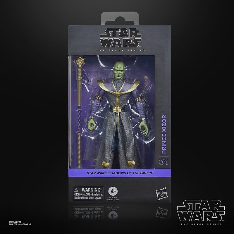 PRE ORDER PREPAYMENT €3,00 Star Wars The 6” Black Series #01 Prince Xizor (Shadows of the Empire)