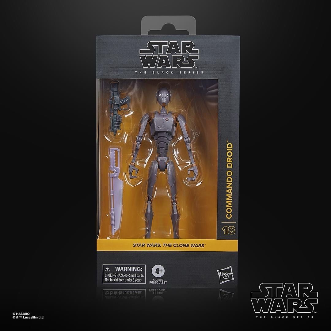 Star Wars The 6” Black Series #18 Commando Droid (The Clone Wars)