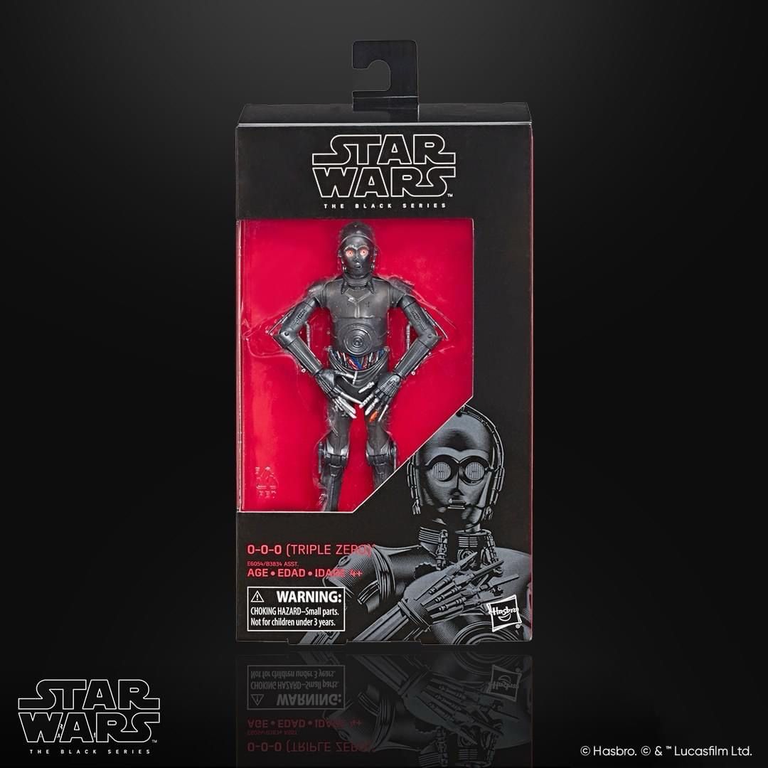 Star Wars The 6 Star Wars The 6"Black Series - #089 0-0-0 (Triple Zero)