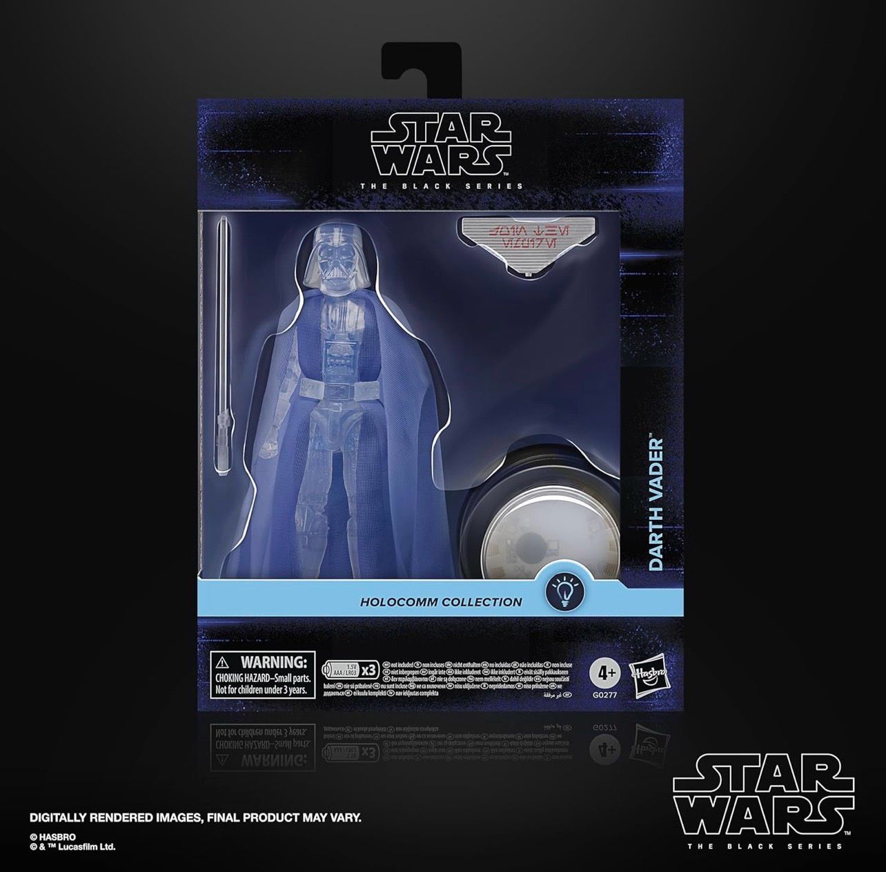 Star Wars The 6” Black Series Holocomm Collection - Darth Vader 15 cm