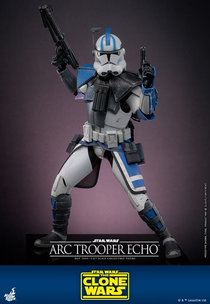 PRE ORDER PREPAYMENT €50,00 Star Wars Hot Toys ARC Trooper Echo (The Clone Wars) 30 cm