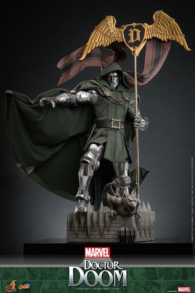PRE ORDER PREPAYMENT €50,00 Marvel Hot Toys Masterpiece Doctor Doom (Comic) 33 cm