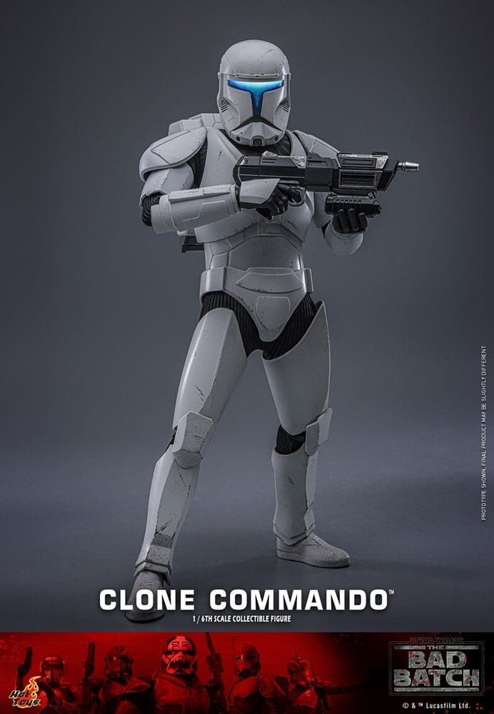 PRE ORDER PREPAYMENT €50,00 Star Wars Hot Toys Clone Commando (The Bad Batch) 30cm