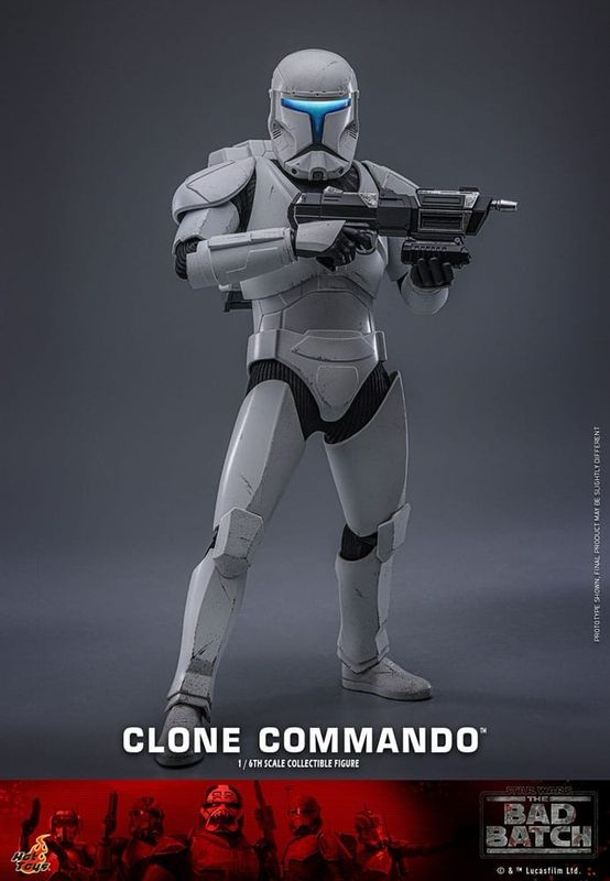 PRE ORDER PREPAYMENT €50,00 Star Wars Hot Toys Clone Commando (The Bad Batch) 30cm