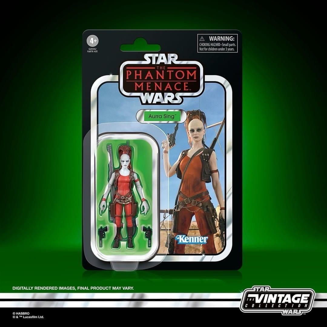 Star Wars The 3’75” Vintage Collection Aurra Sing (The Phantom Menace)