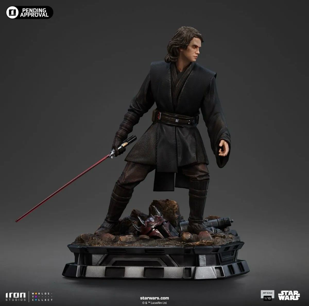 PRE ORDER PREPAYMENT €50,00 Star Wars Iron Studios 1/10 scale Anakin Skywalker (Ahsoka Series)