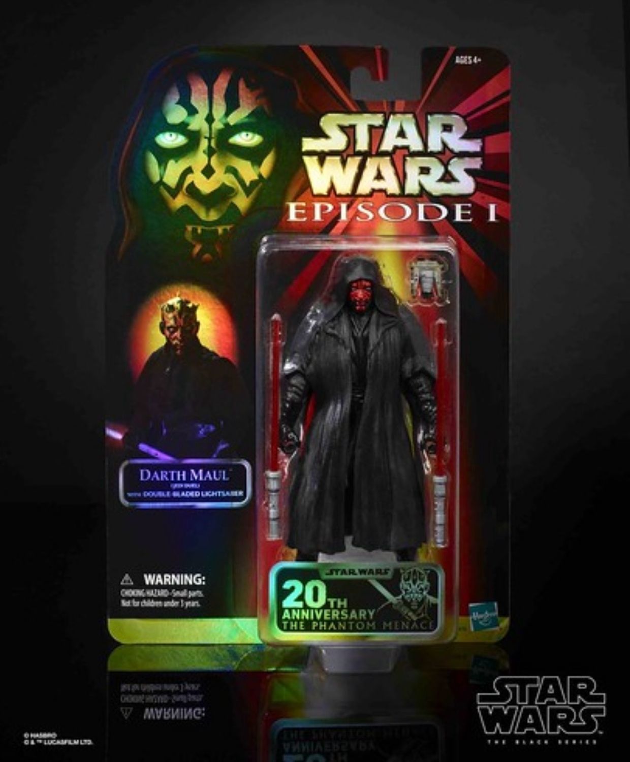 Star Wars The 6” Black Series 20th Anniversary The Phantom Menace - Darth Maul