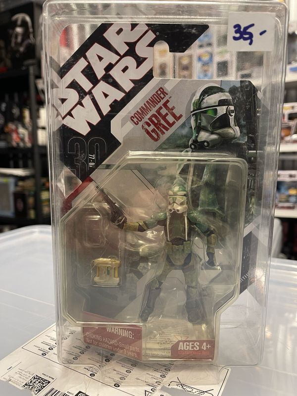 Star Wars The 30th Anniversary 3’75” 08-03 Commander Gree